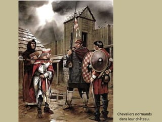 Chevaliers normandsdansleur château.
