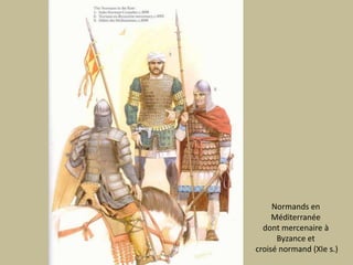Normands en Méditerranée dont mercenaire à Byzance et croisé normand (XIe s.)