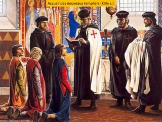 Accueil des nouveaux templiers (XIIIe s.)
