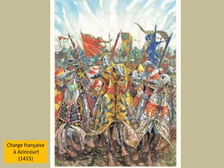 Charge française à Azincourt(1415)