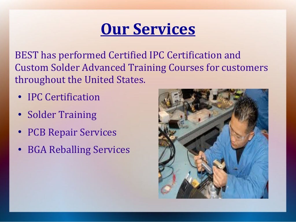 IPC Training and Solder Certification