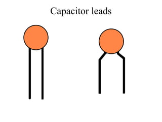 Capacitor leads
 