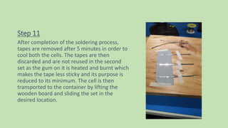 Soldering of polycrystalline silicon solar cell | PPTX