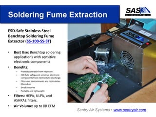 Soldering Safety - Hazards of Soldering Fumes and Fume Extraction Systems