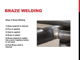 Soldering , brazing and braze welding in detail | PPT