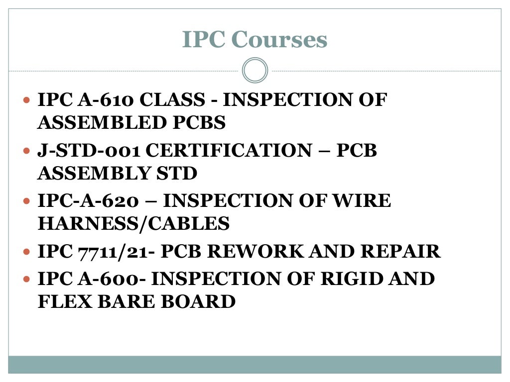 Solder Training & IPC Certification Details in PPT