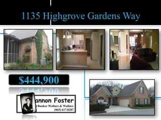 1449 StaffwoodRd $392,500 Bob BrockEnvirian Greater Knoxville Fine Homes 865-675-3788