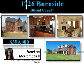 6509 Ridgeview $154,900  Brenda MillsCentury 21 Select Properties865-531-2121