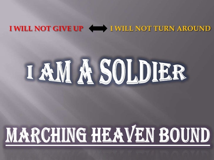 Soldier in God’s army