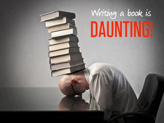 Writing a book is

DAUNTING!


                    7
 