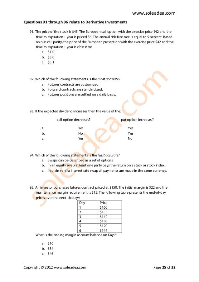 CFA LEVEL 1 mock-exam