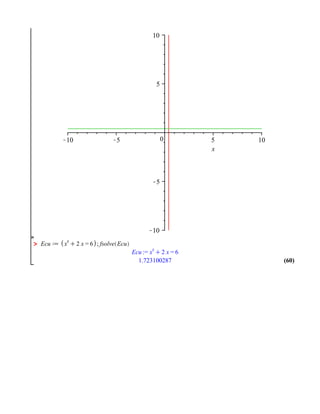 10




         5




             0    5   10
                  x




>

    1.723100287            (60)
 