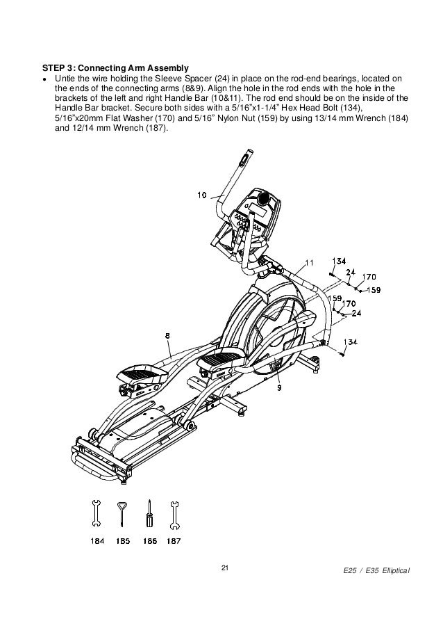 Sole E35 Elliptical Trainer Installation guide