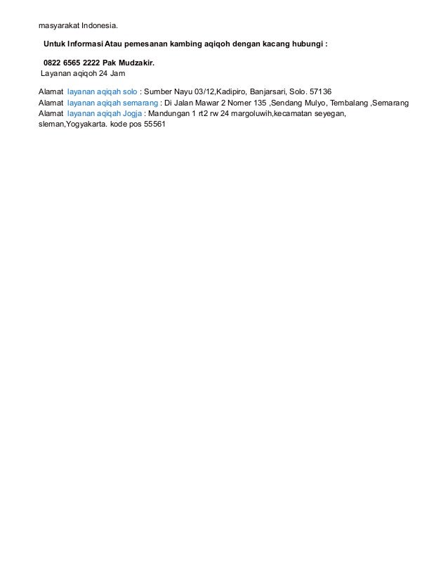 Solehaqiqah blogspot co id kambing aqiqoh dengan kacang Solehaqiqah blogspot co id kambing aqiqoh dengan kacang