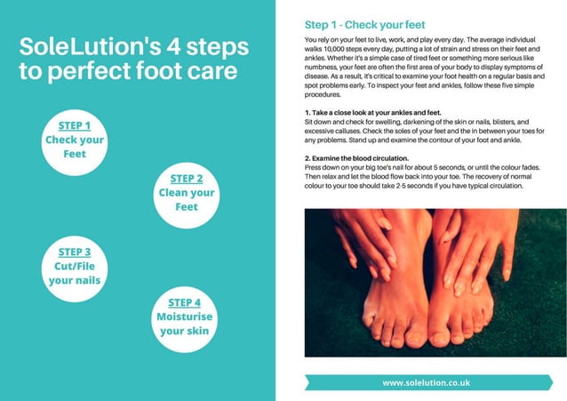 The ultimate Foot Care Guide | PPTX