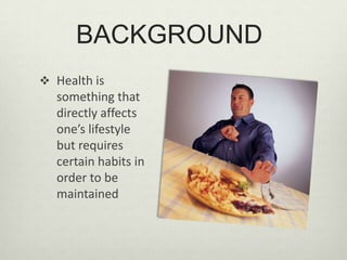 Health tends to grow poorer as we get older and our bodies experience more inconveniences and problems as we age