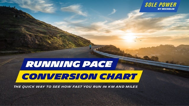 Running Pace Chart Miles And Kilometers