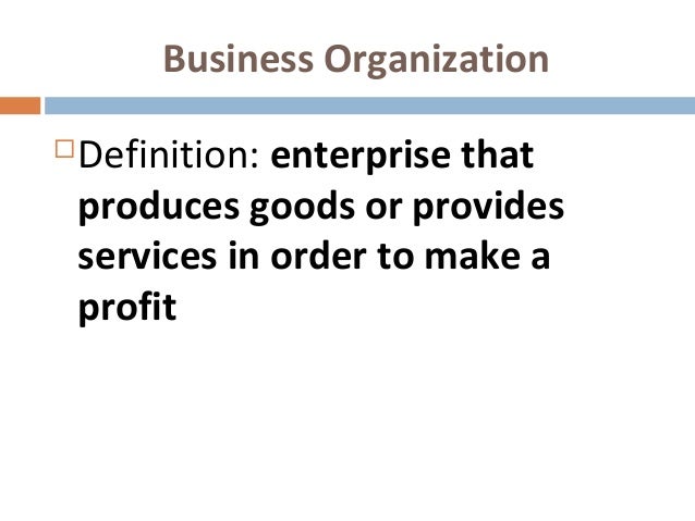 Sole proprietorship