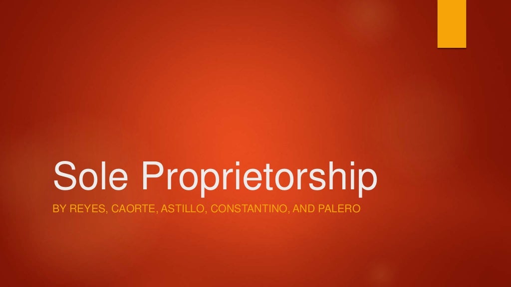 Sole proprietorship in the Philippines