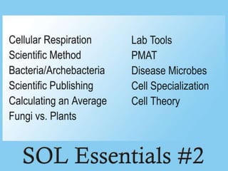 SOL Essentials #2