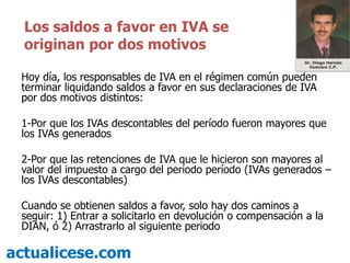 Solicitar Saldos Favor