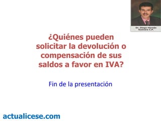 Solicitar Saldos Favor