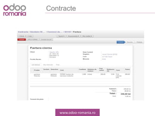 Contracte
www.odoo-romania.ro
 