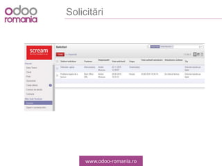 Solicitări
www.odoo-romania.ro
 
