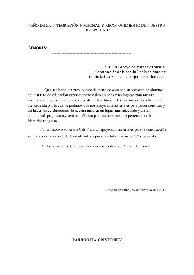 Como Hacer Una Solicitud De Apoyo De Material Para