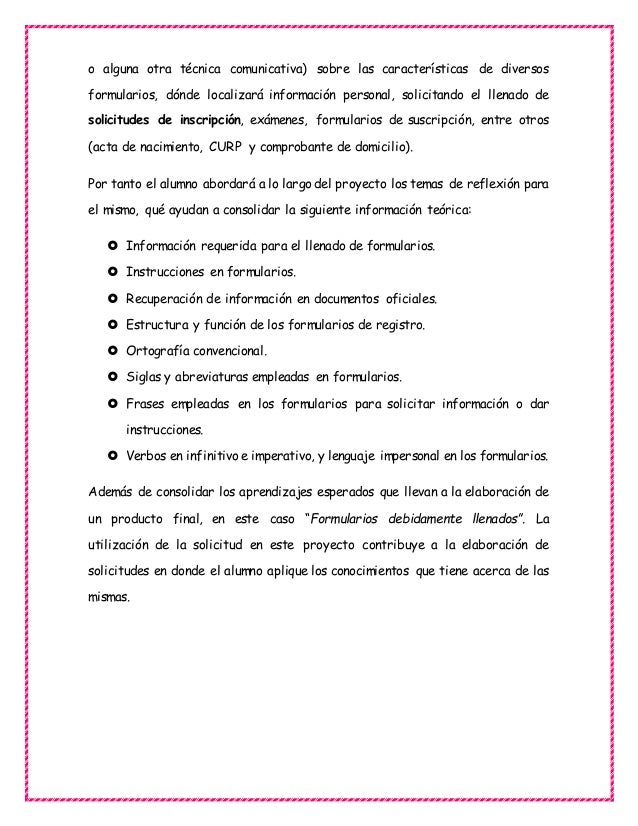 Solicitud