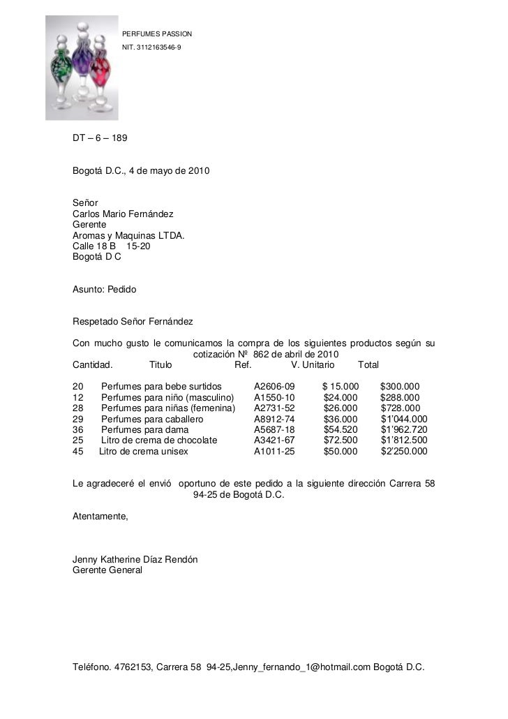 Solicitud de credito y de cotizacion