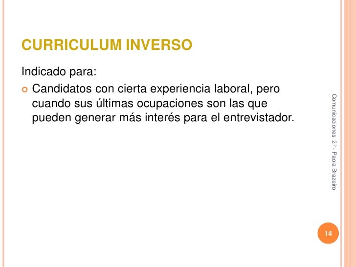 Curriculum Vitae Y Sus Partes
