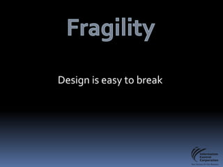 Single Responsibility PrincipleOpen / Close PrincipleLiskov Substitution PrincipleInterface Segregation PrincipleDependency Inversion Principle