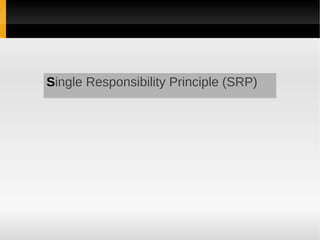 SOLID Design principles | PDF