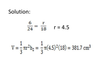 Solution:

            r = 4.5
 
