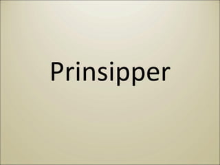 Prinsipper 