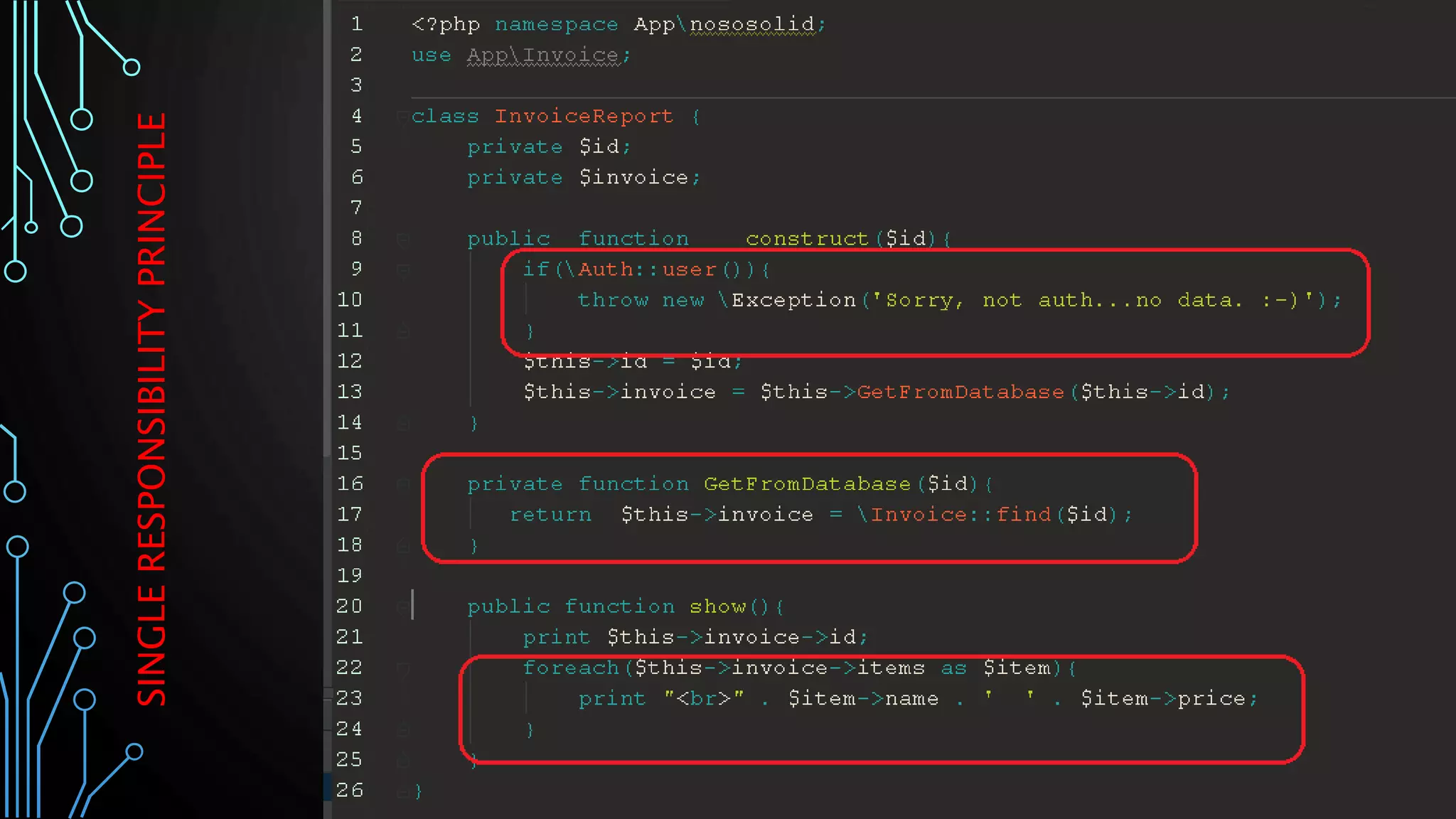SINGLERESPONSIBILITYPRINCIPLE
 