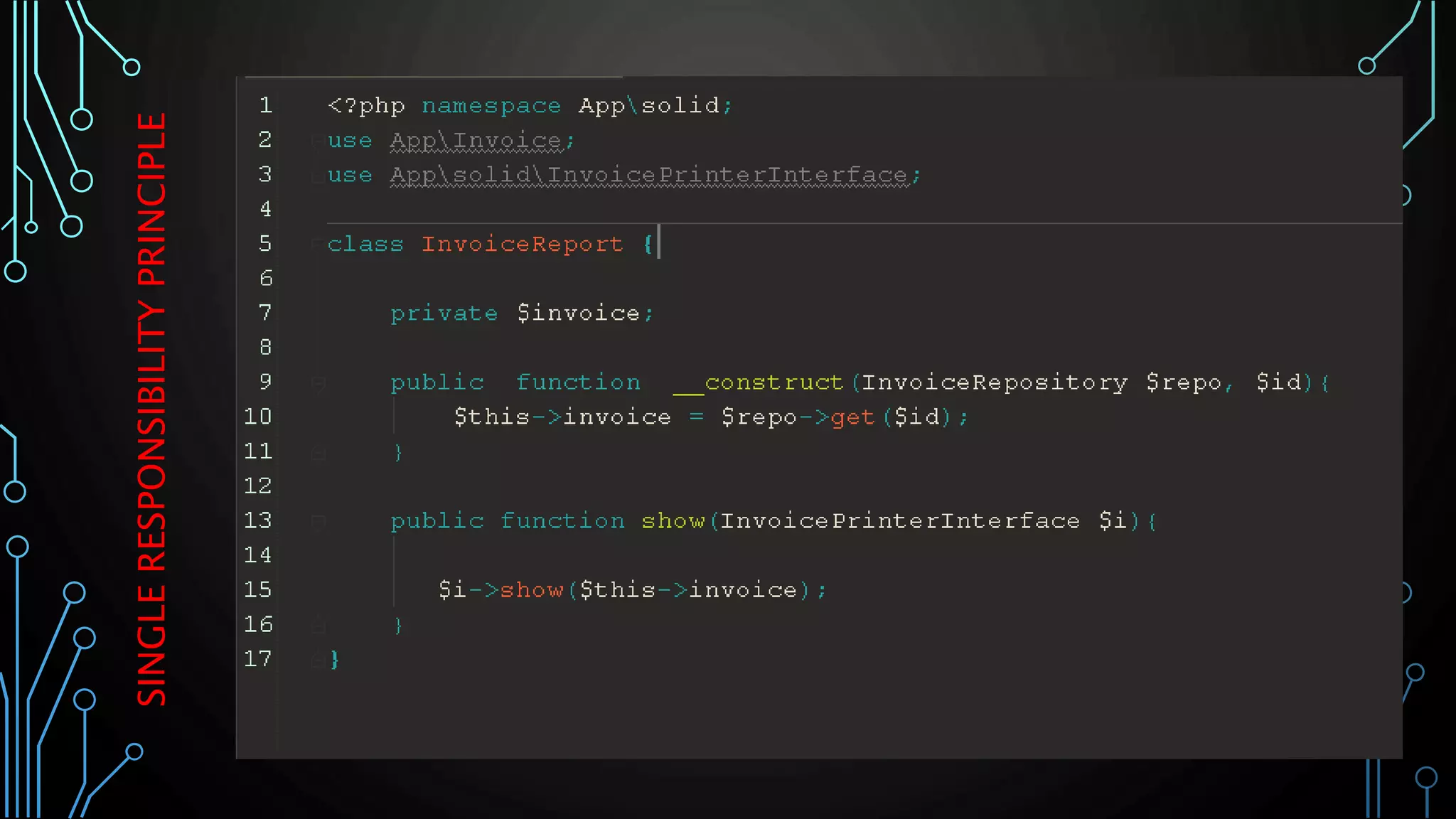 SINGLERESPONSIBILITYPRINCIPLE
 