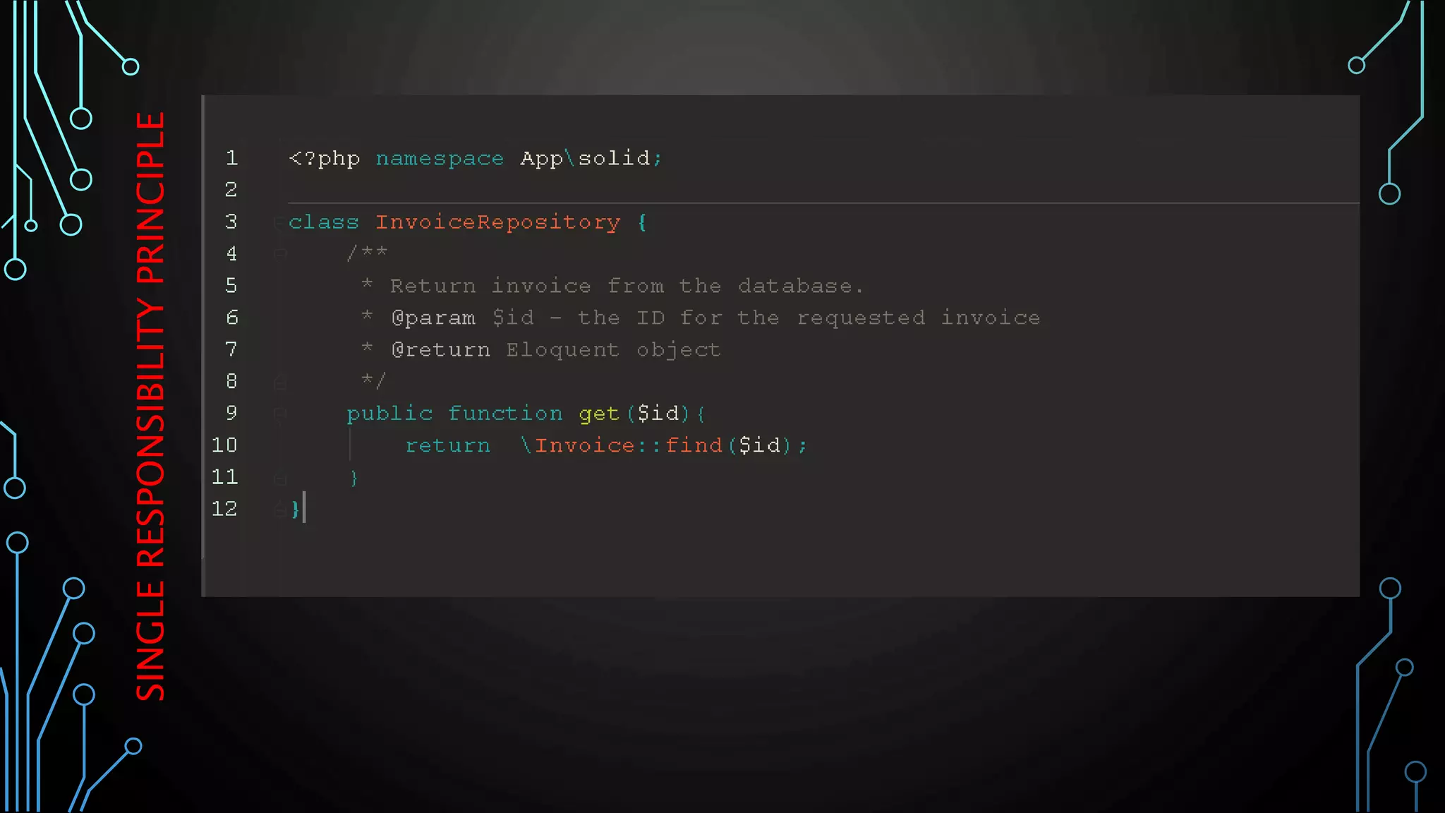 SINGLERESPONSIBILITYPRINCIPLE
 