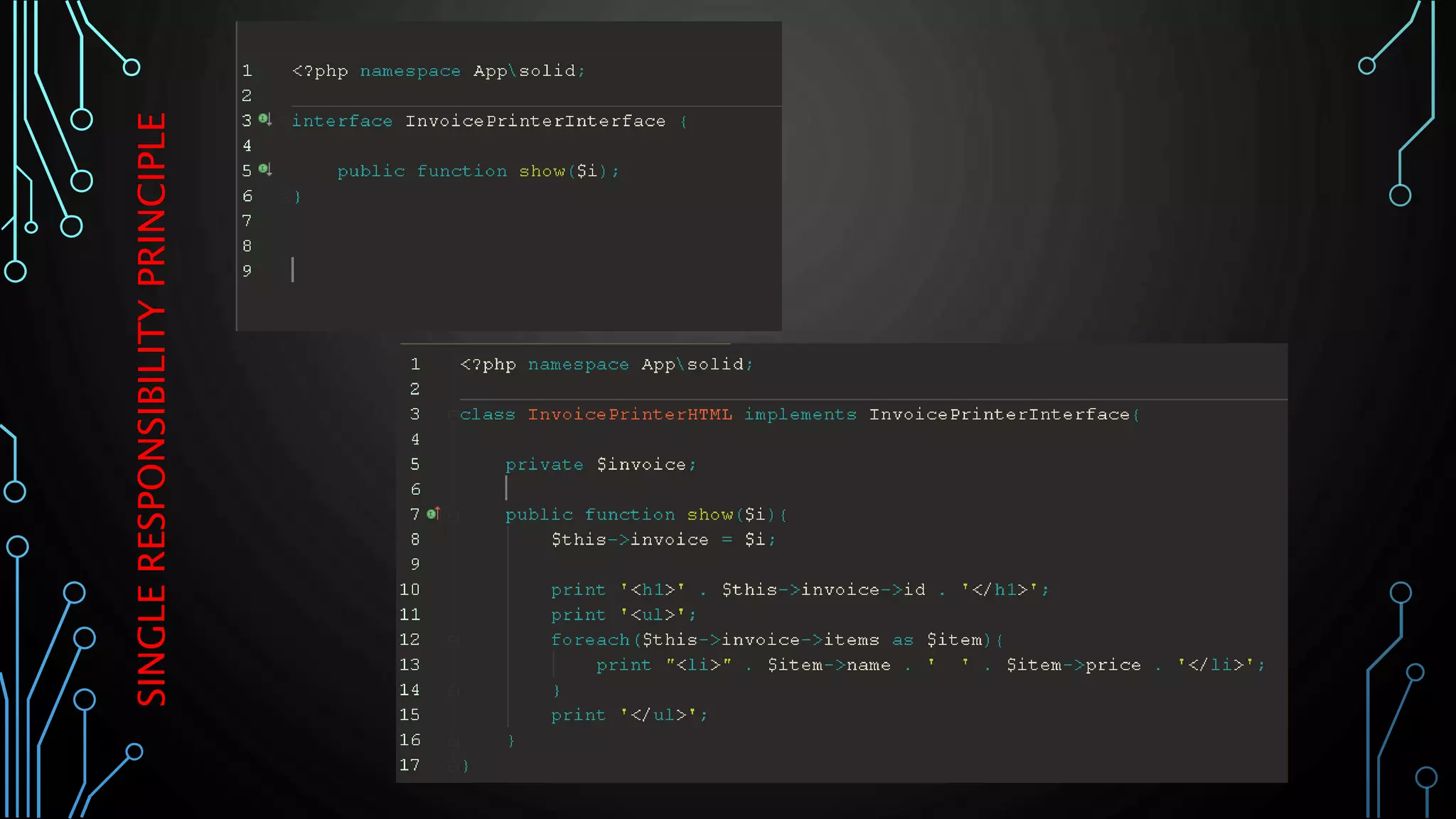 SINGLERESPONSIBILITYPRINCIPLE
 