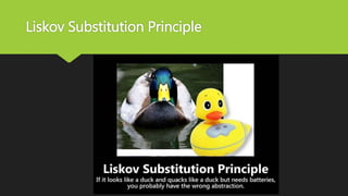 Liskov Substitution Principle
 
