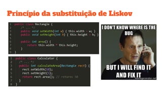 Princípio da substituição de Liskov
 