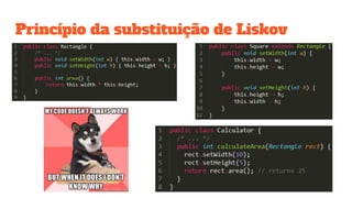 Princípio da substituição de Liskov
 