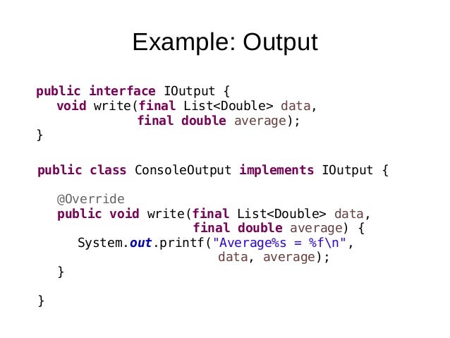 SOLID Java Code