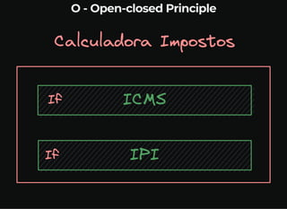 O - Open-closed Principle
 