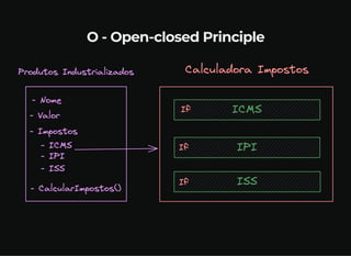 O - Open-closed Principle
 