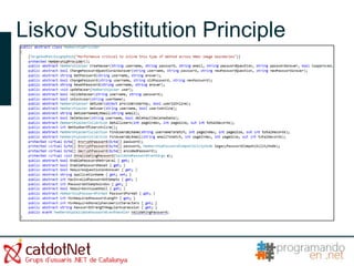 Liskov Substitution Principle
 