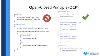 Open-Closed Principle (OCP)
 