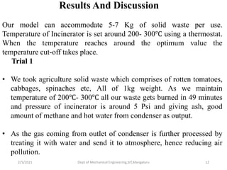 Solid Waste Management Using Incineration Technique | PPTX