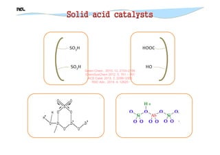 Catalytic Conversion of Biomass using Solid Acid Catalysts | PDF